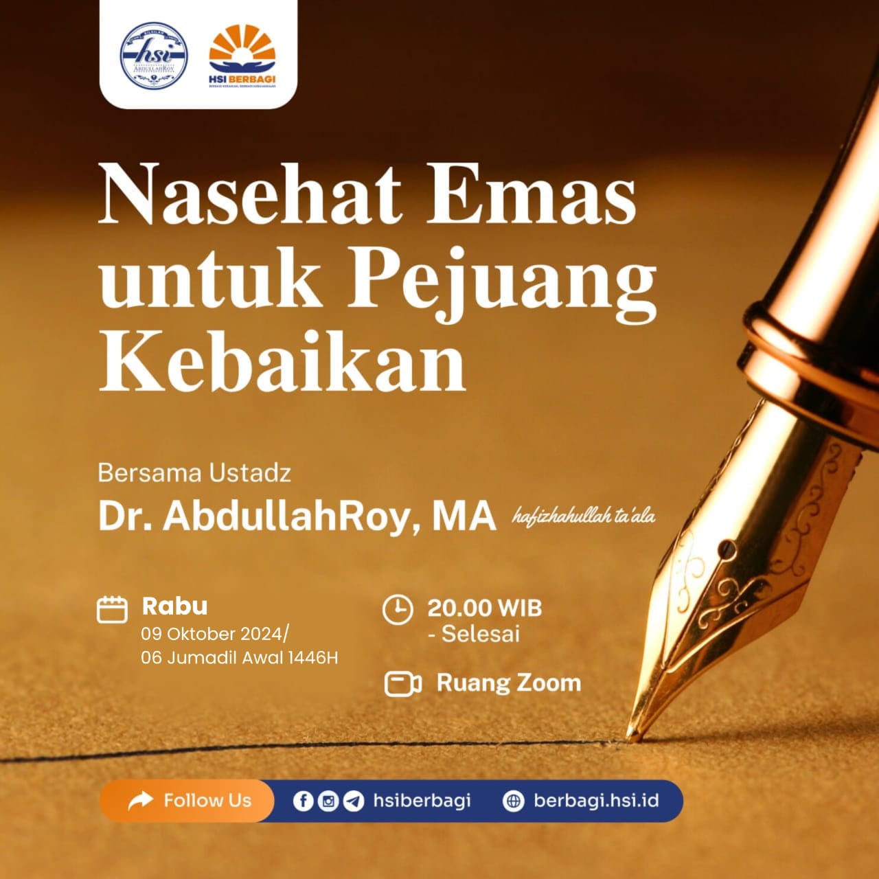 Nasehat Emas untuk Pejuang Kebaikan